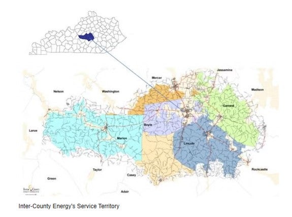 ICE territory map