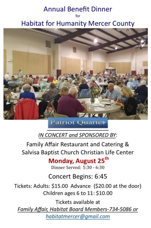 2025 Mercer Co Habitat Benefit Dinner