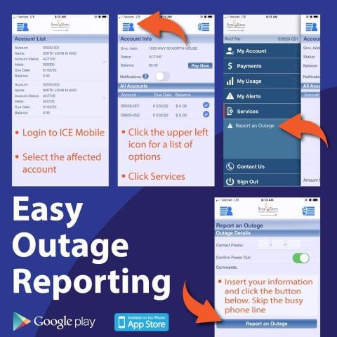 Mobile Outage Reporting